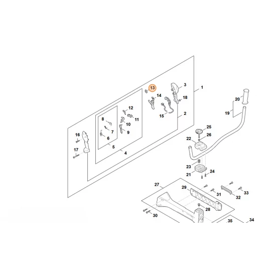 STIHL  Przełącznik FA03 430 0500